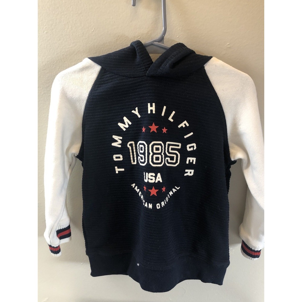 Tommy Hilfiger Infant Toddler Spell Out Hoodie 24M 2Y Pre-Owned
